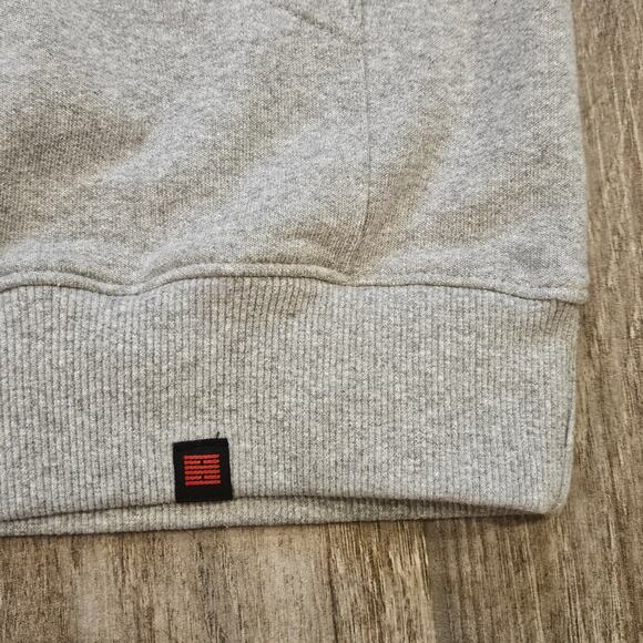 BilleBeino Stripe Hoodie Unisex Size S Pure Waste Recycled Materials Grey - Picture 6 of 12